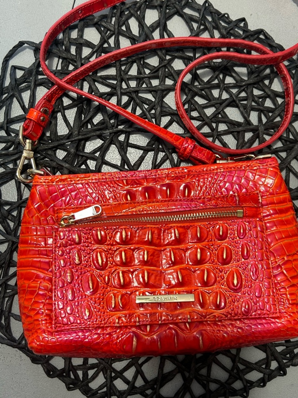 🔥 🔥 Brahmin Vida Flame Melbourne Crossbody -NWOT
